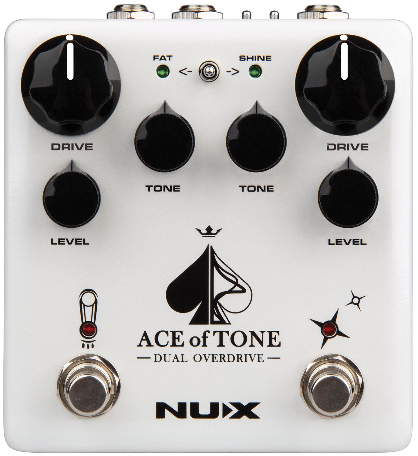 Ace of Tone Dual Stacked Overdrive Pedal