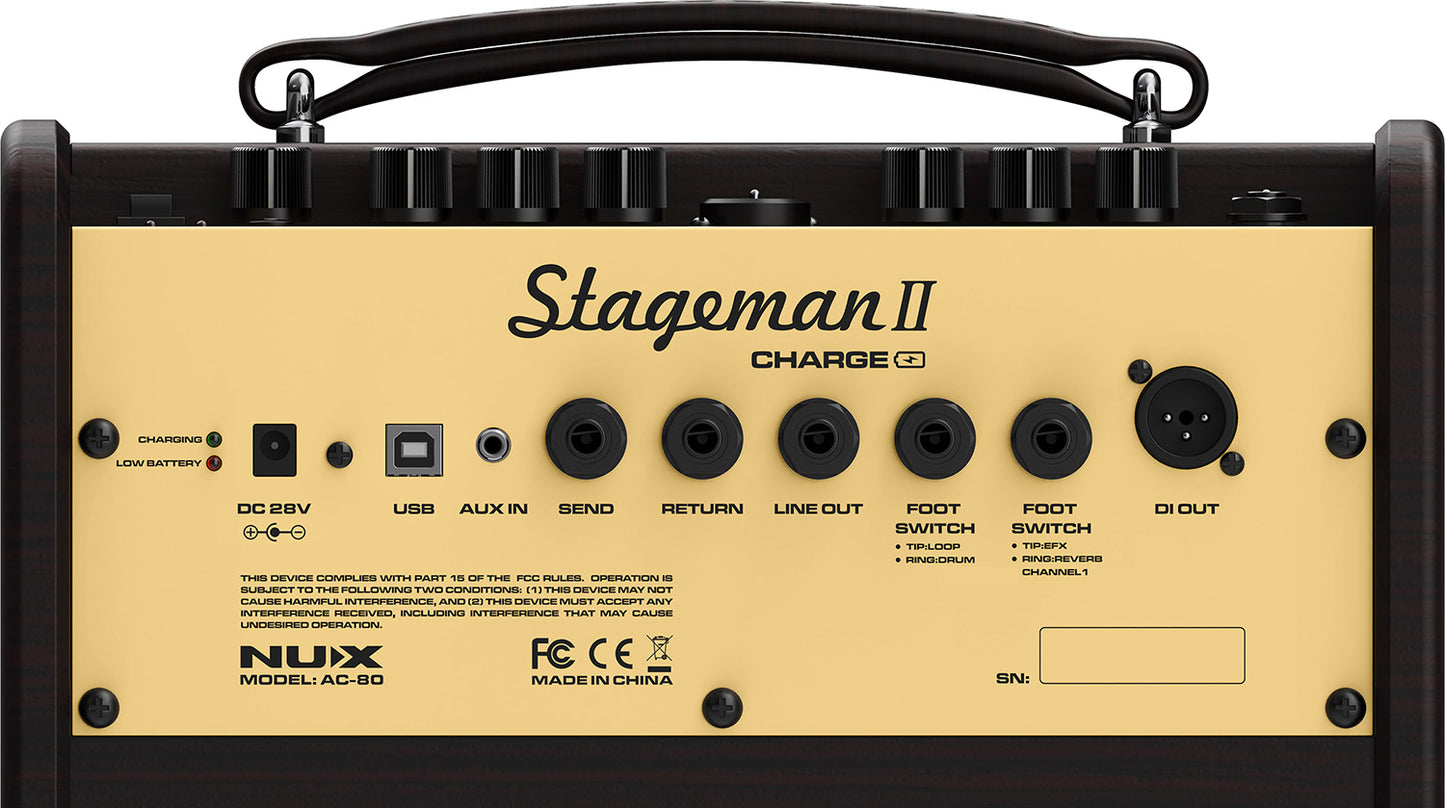 NUX - Stageman II AC-80 Charge Acoustic Amplifier