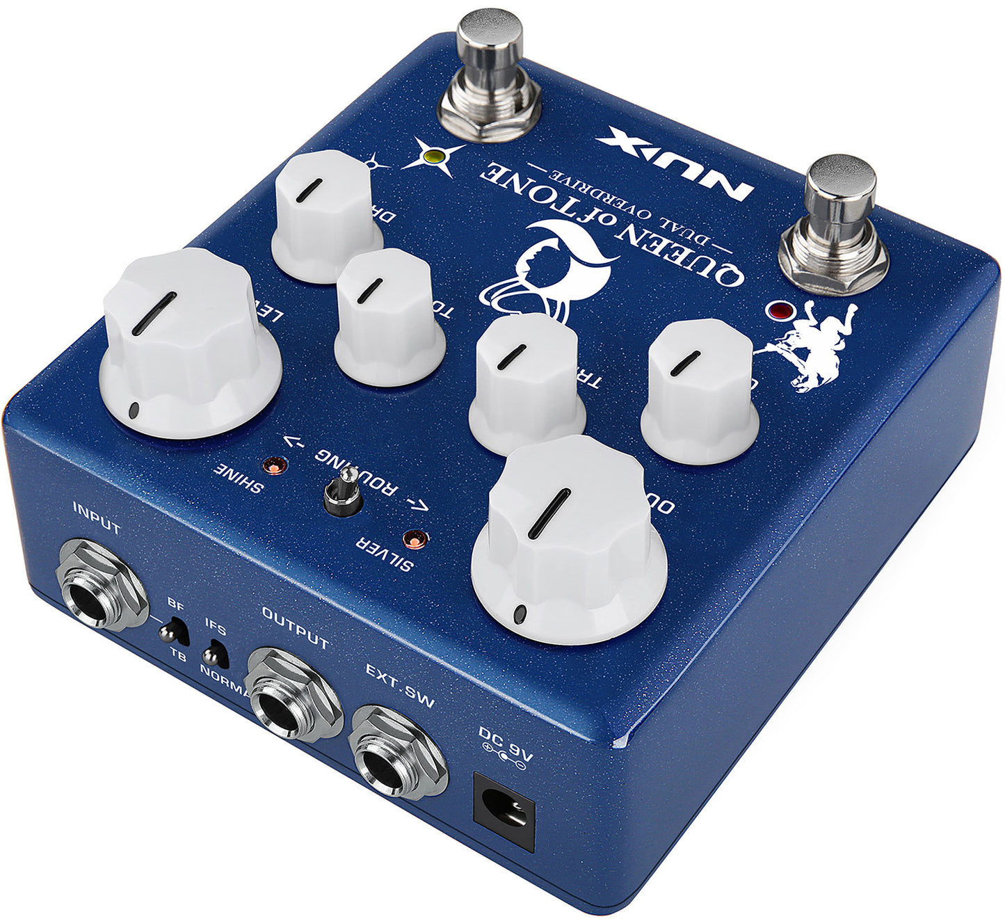 Queen of Tone Dual Stacked Overdrive Pedal