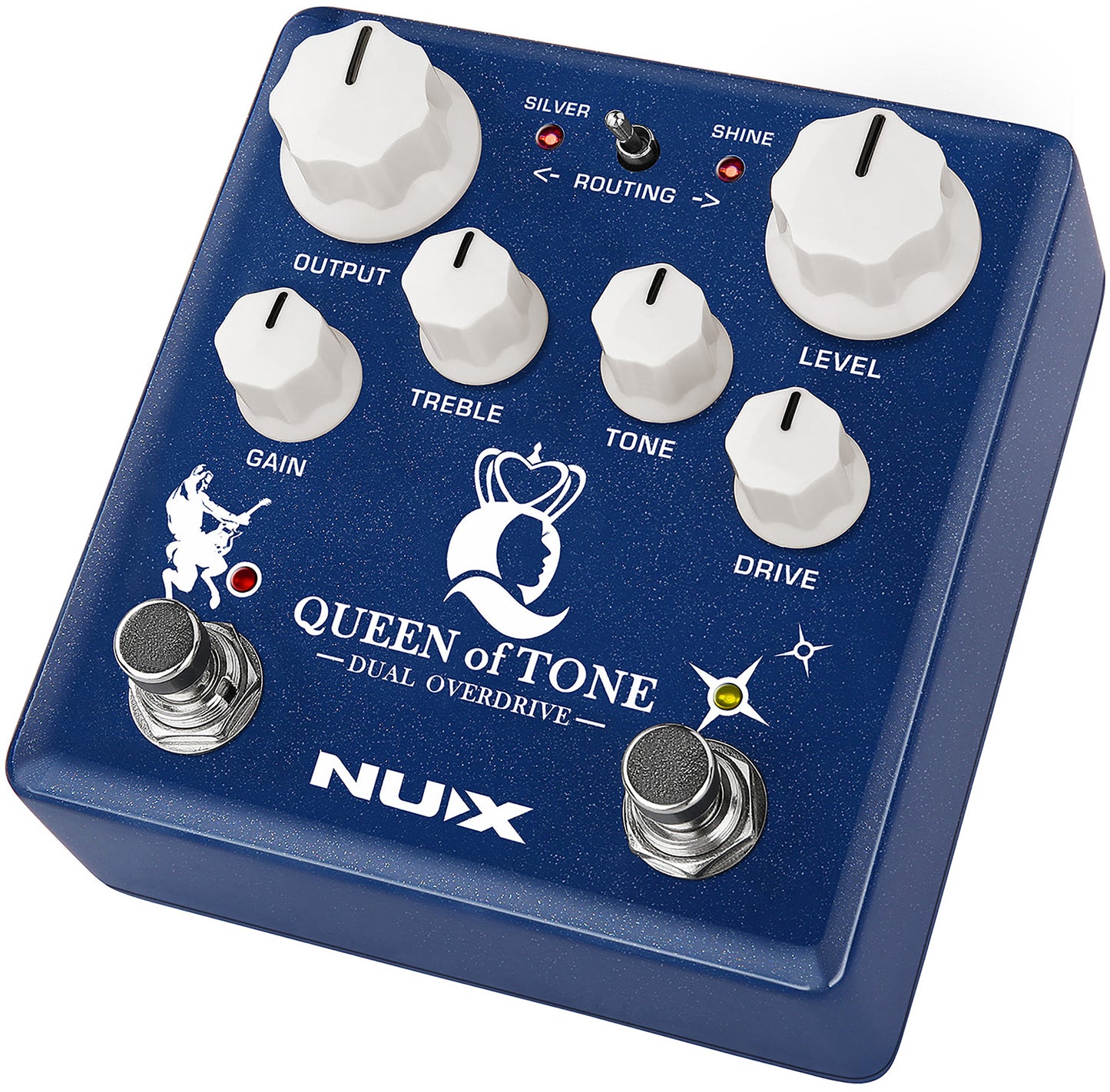 Queen of Tone Dual Stacked Overdrive Pedal