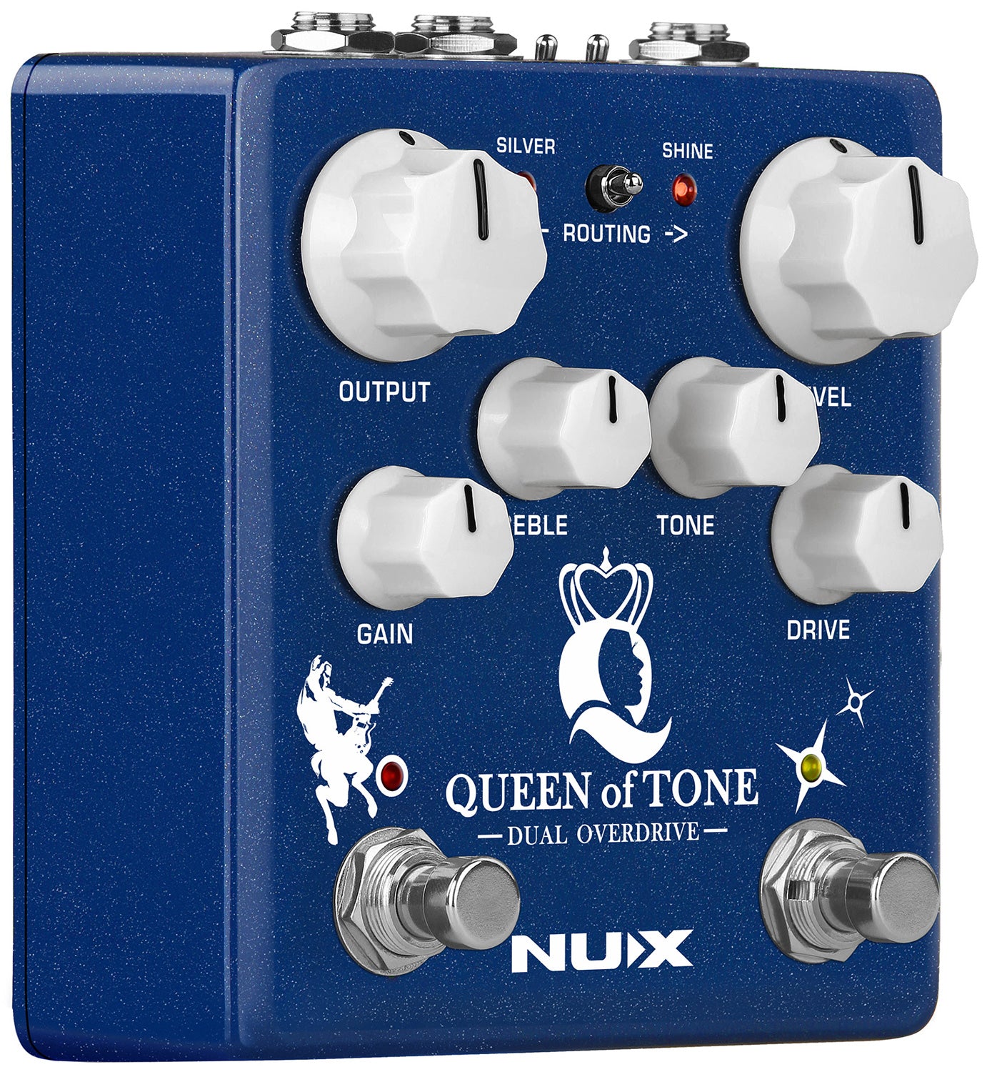 Queen of Tone Dual Stacked Overdrive Pedal
