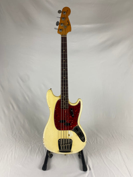 Fender - Mustang Bass - Olympic White - Vintage 1966