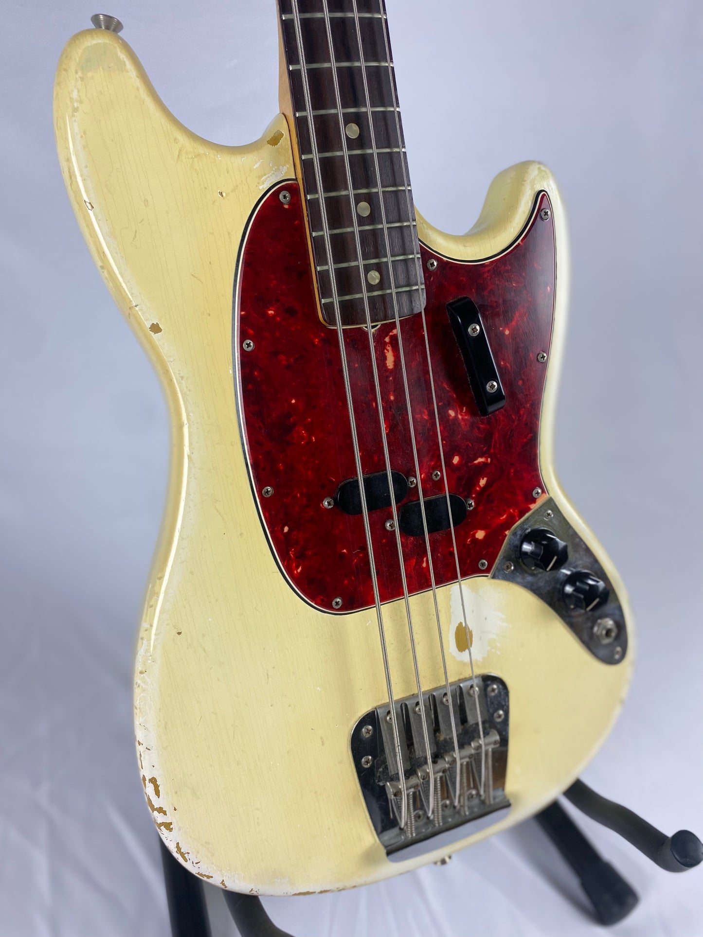 Fender - Mustang Bass - Olympic White - Vintage 1966
