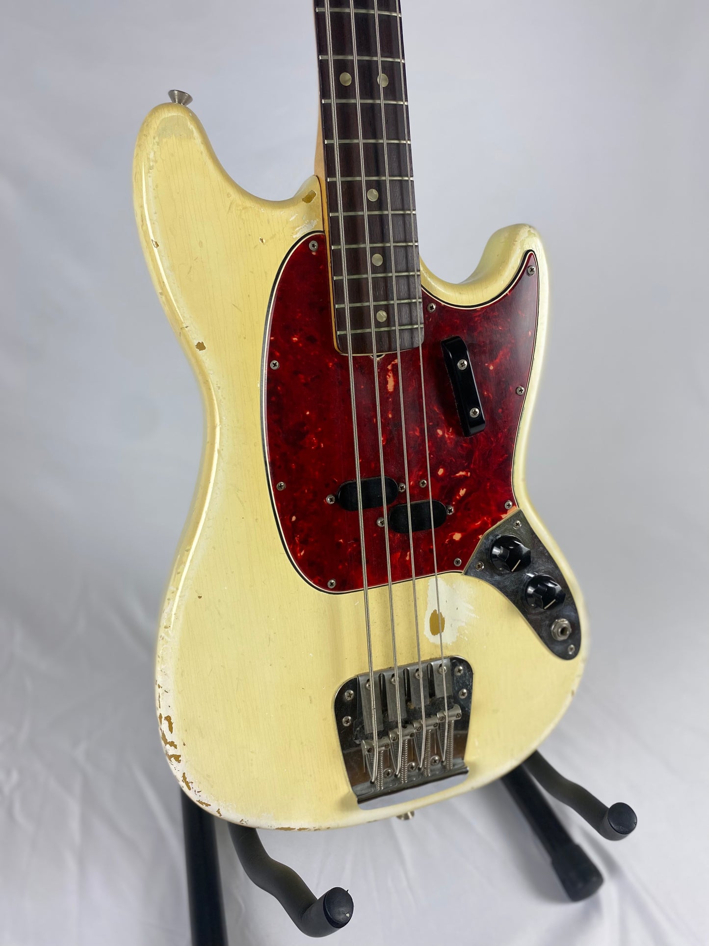 Fender - Mustang Bass - Olympic White - Vintage 1966
