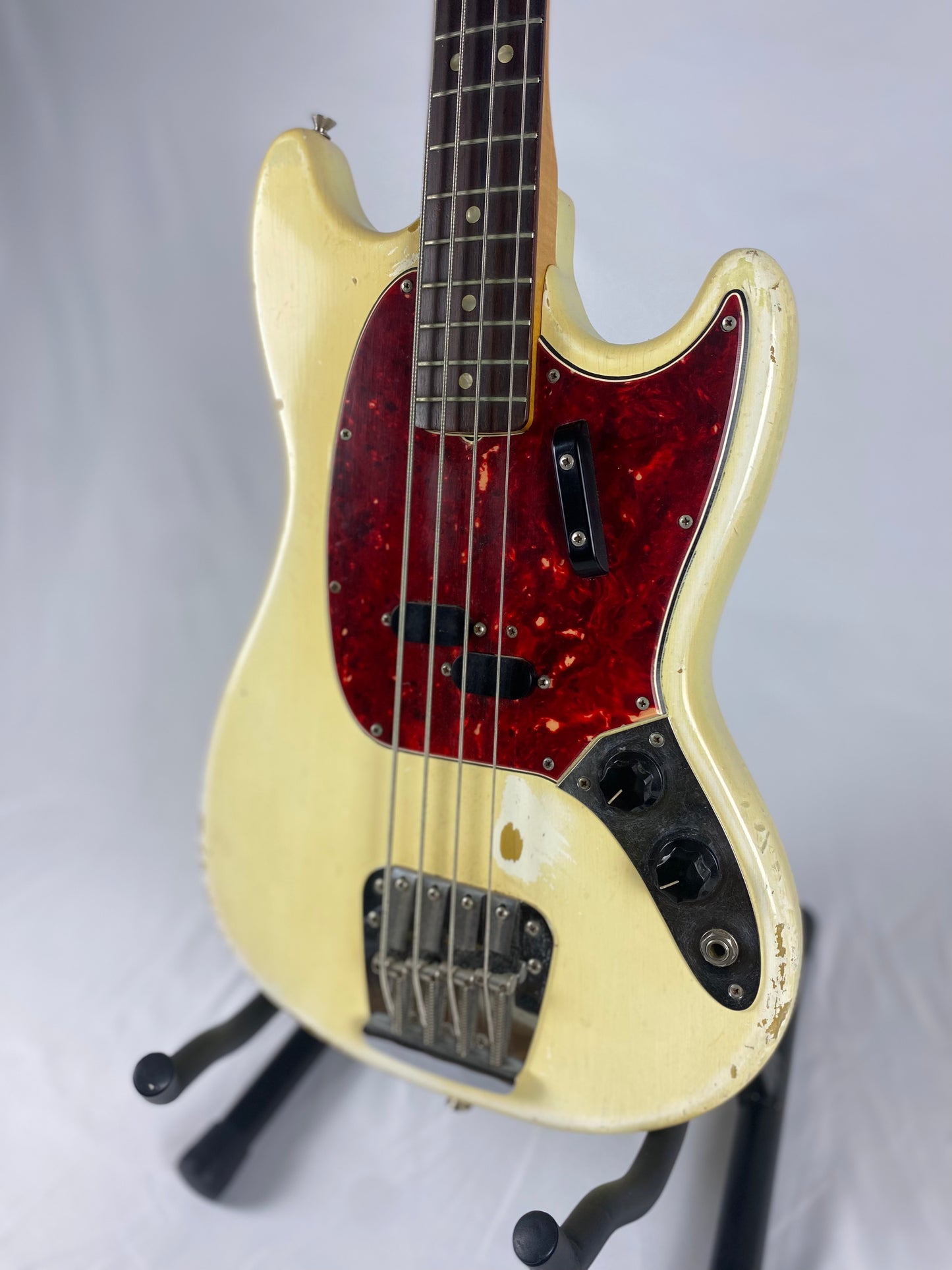 Fender - Mustang Bass - Olympic White - Vintage 1966