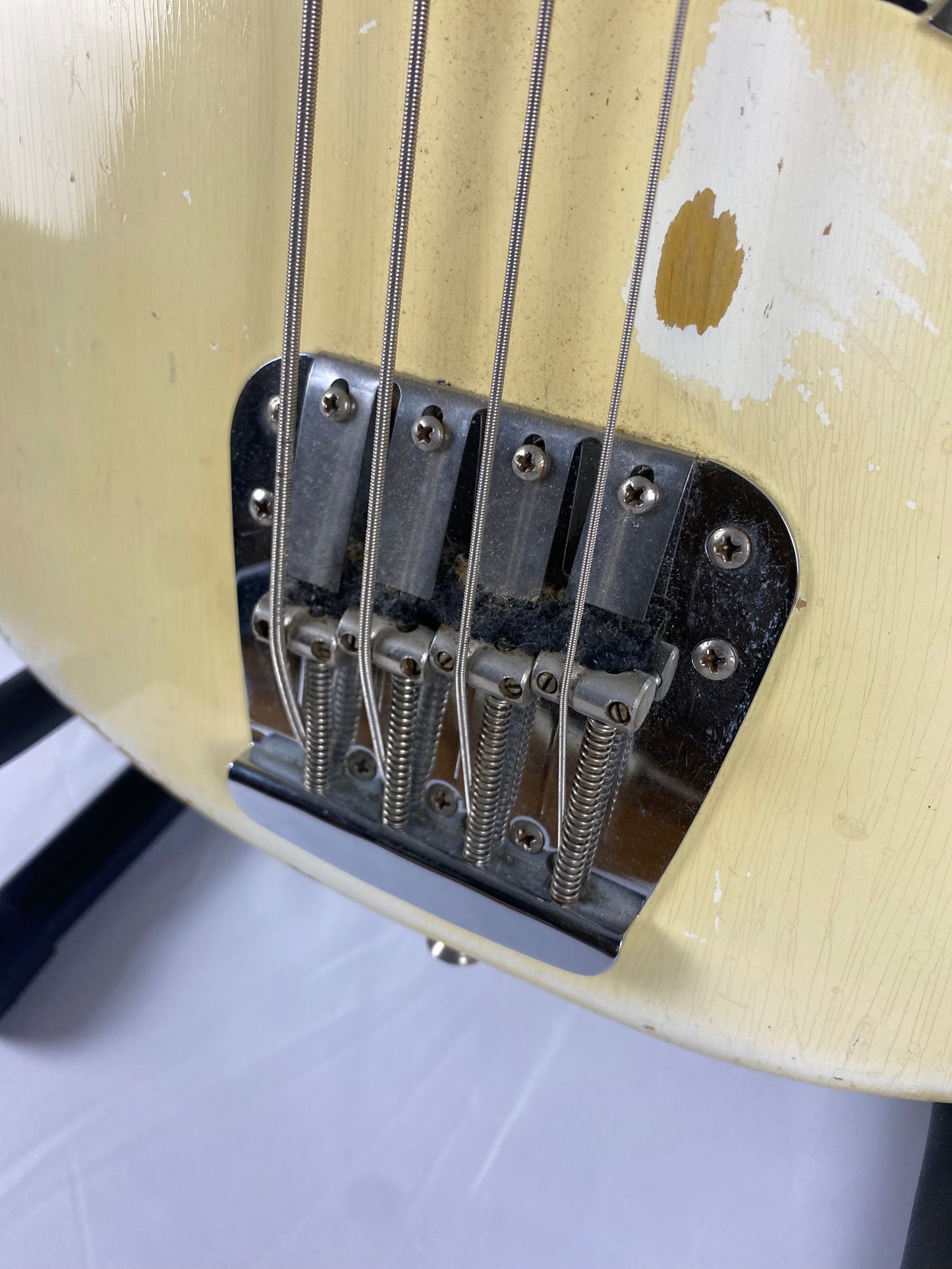 Fender - Mustang Bass - Olympic White - Vintage 1966