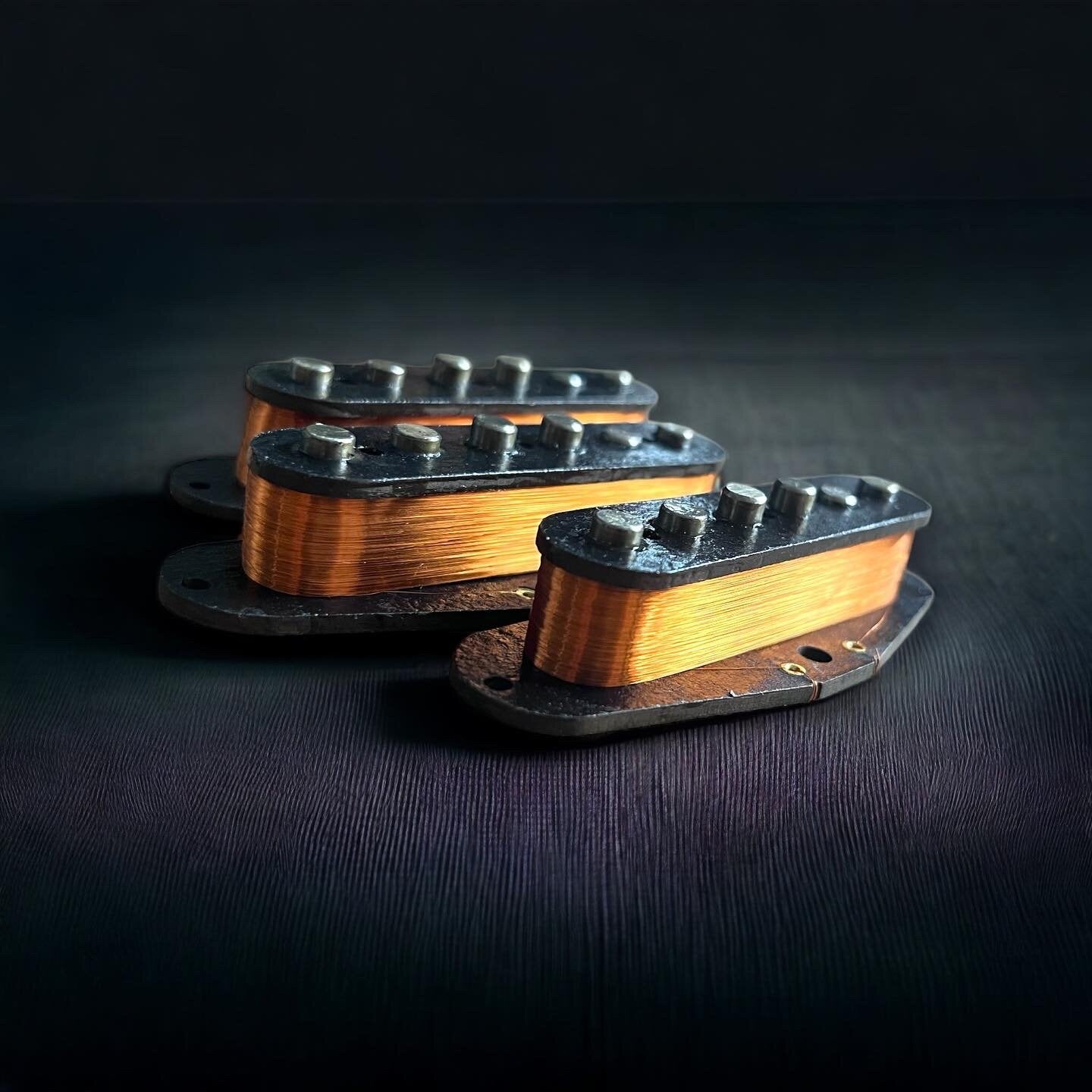 Green Pickups - 'A5 MODEL' Strat Pickup Set - Aged White