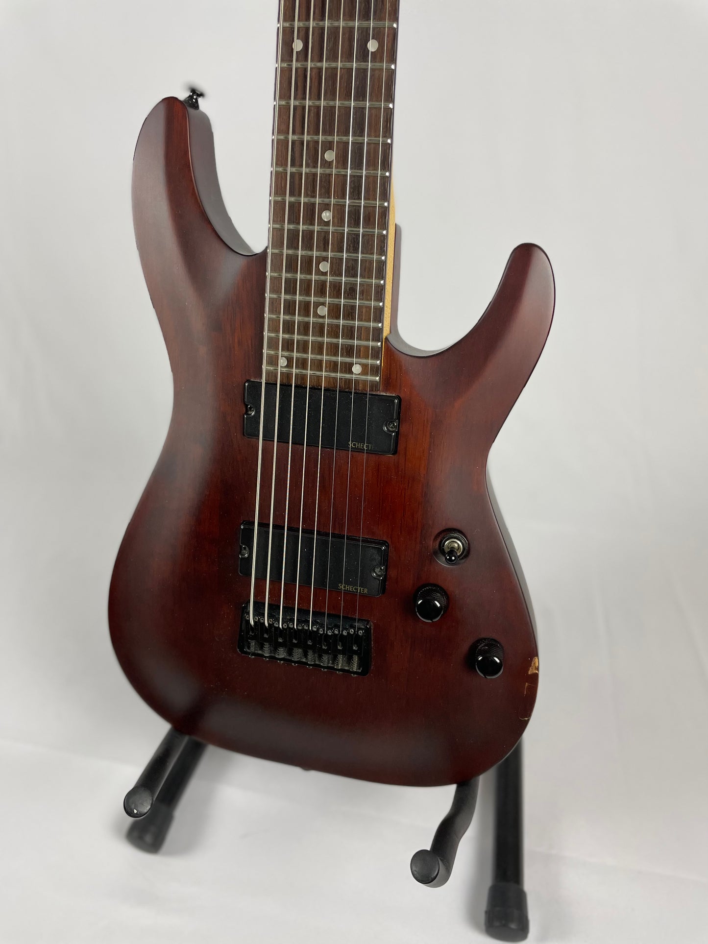 Schecter Omen 8 - 8-String Electric Guitar - Walnut Satin