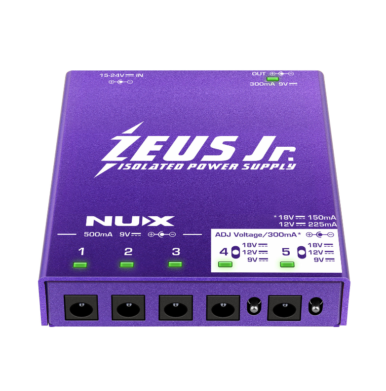 Zeus Jr. Guitar Pedal Power Supply