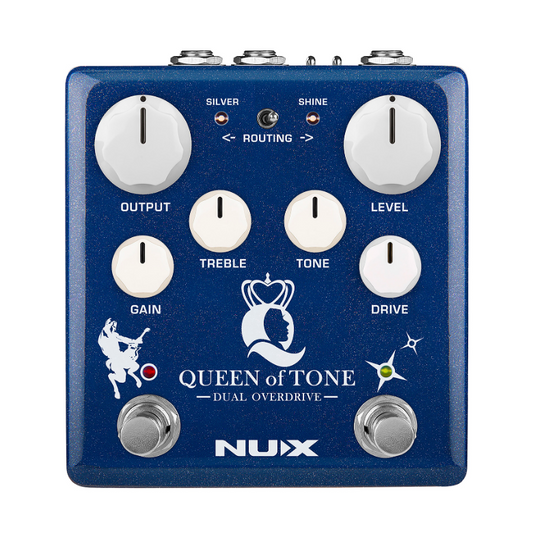 Queen of Tone Dual Stacked Overdrive Pedal