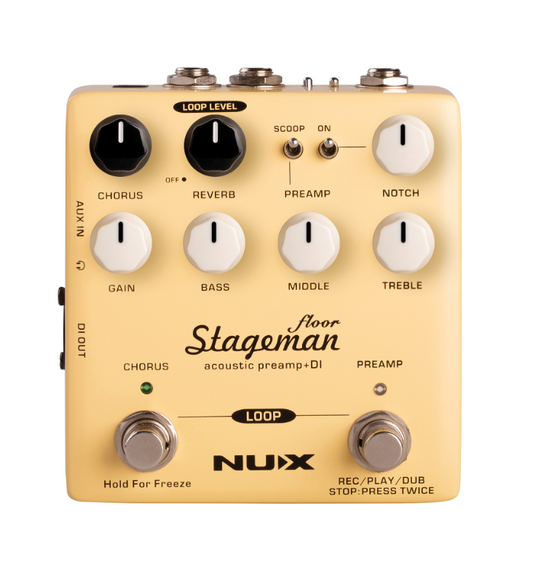 Stageman Floor Acoustic Preamp DI Pedal