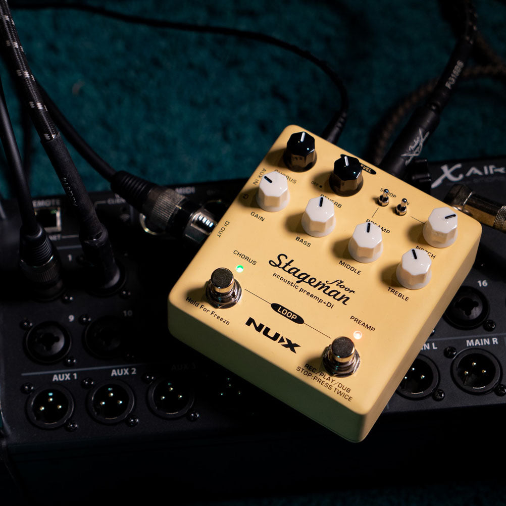 Stageman Floor Acoustic Preamp DI Pedal