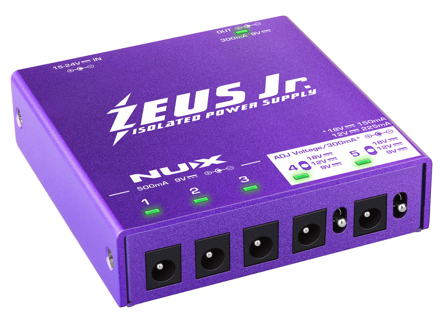 Zeus Jr. Guitar Pedal Power Supply