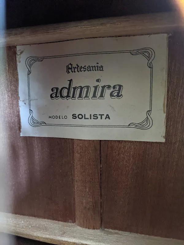 Admira Solista - Solid top Classical guitar with Hard case